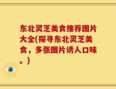东北灵芝美食推荐图片大全(探寻东北灵芝美食，多张图片诱人口味。)