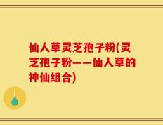 仙人草灵芝孢子粉(灵芝孢子粉——仙人草的神仙组合)
