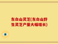 东白山灵芝(东白山野生灵芝产量大幅增长)