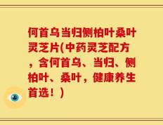 何首乌当归侧柏叶桑叶灵芝片(中药灵芝配方，含何首乌、当归、侧柏叶、桑叶，健康养生首选！)