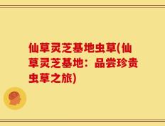 仙草灵芝基地虫草(仙草灵芝基地：品尝珍贵虫草之旅)