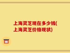 上海灵芝现在多少钱(上海灵芝价格现状)