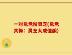 一对鸳鸯衔灵芝(鸳鸯共舞：灵芝大成佳酿)