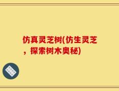 仿真灵芝树(仿生灵芝，探索树木奥秘)