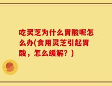 吃灵芝为什么胃酸呢怎么办(食用灵芝引起胃酸，怎么缓解？)