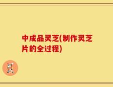 中成品灵芝(制作灵芝片的全过程)