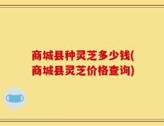 商城县种灵芝多少钱(商城县灵芝价格查询)