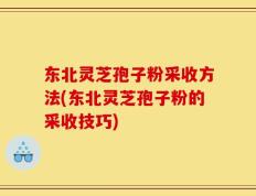 东北灵芝孢子粉采收方法(东北灵芝孢子粉的采收技巧)