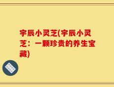 宇辰小灵芝(宇辰小灵芝：一颗珍贵的养生宝藏)