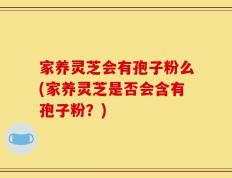 家养灵芝会有孢子粉么(家养灵芝是否会含有孢子粉？)