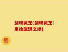 剑魂灵芝(剑魂灵芝：重拾武道之魂)