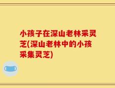 小孩子在深山老林采灵芝(深山老林中的小孩采集灵芝)