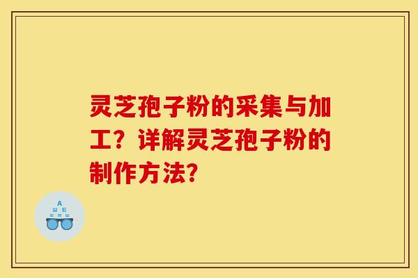 灵芝孢子粉的采集与加工?详解灵芝孢子粉的制作方法?