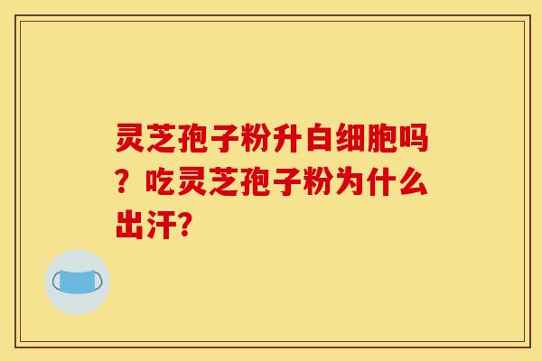 灵芝孢子粉升白细胞吗?吃灵芝孢子粉为什么出汗?