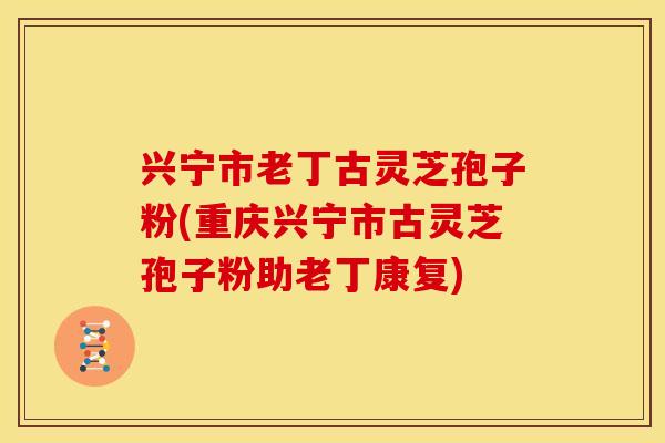 兴宁市老丁古灵芝孢子粉(重庆兴宁市古灵芝孢子粉助老丁康复)