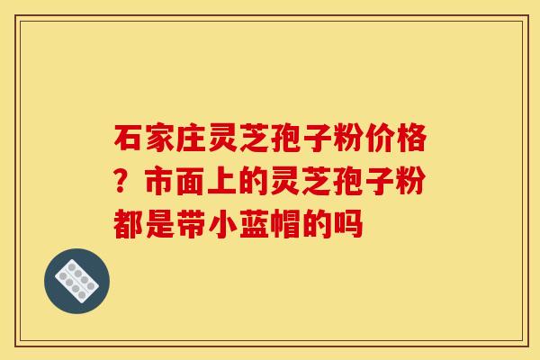 石家庄灵芝孢子粉价格?市面上的灵芝孢子粉都是带小蓝帽的吗