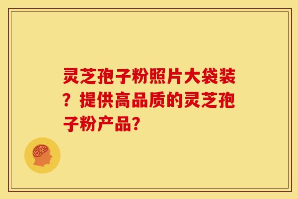 灵芝孢子粉照片大袋装?提供高品质的灵芝孢子粉产品?