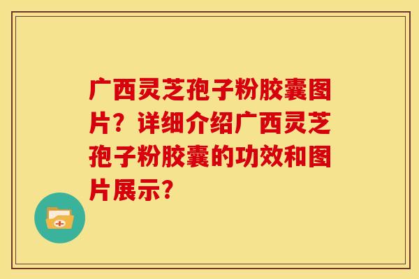 广西灵芝孢子粉胶囊图片？详细介绍广西灵芝孢子粉胶囊的功效和图片展示？