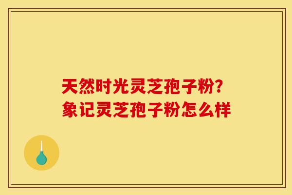 天然时光灵芝孢子粉?象记灵芝孢子粉怎么样