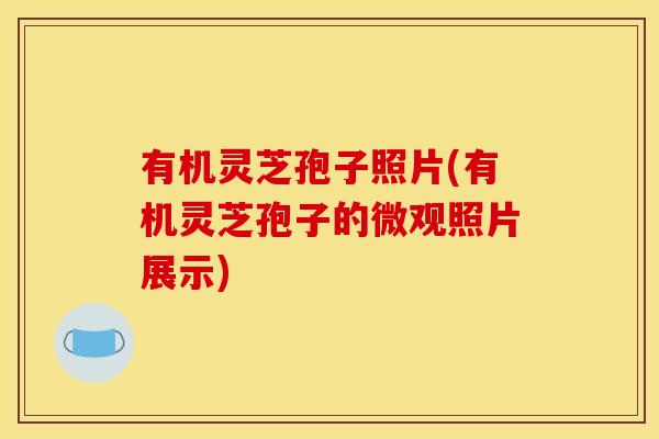 有机灵芝孢子照片(有机灵芝孢子的微观照片展示)
