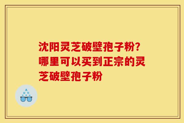 沈阳灵芝破壁孢子粉？哪里可以买到正宗的灵芝破壁孢子粉