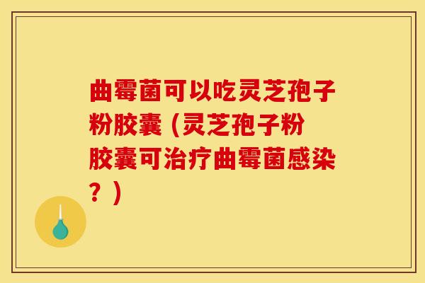曲霉菌可以吃灵芝孢子粉胶囊 (灵芝孢子粉胶囊可治疗曲霉菌感染?)