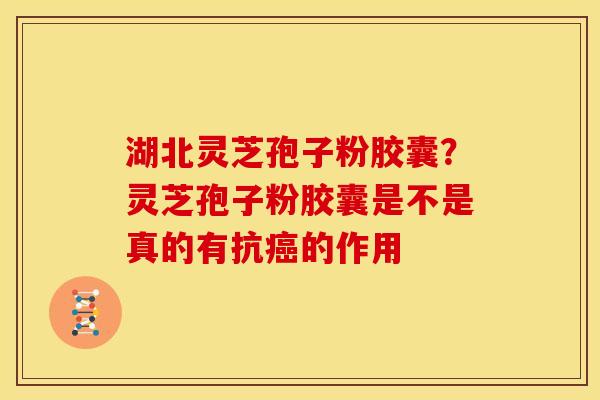 湖北灵芝孢子粉胶囊?灵芝孢子粉胶囊是不是真的有抗癌的作用