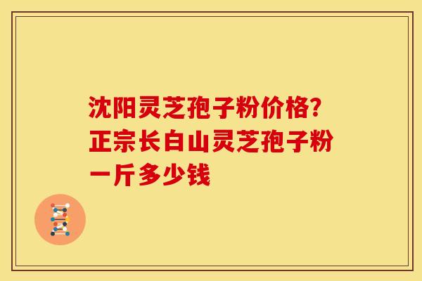 沈阳灵芝孢子粉价格?正宗长白山灵芝孢子粉一斤多少钱
