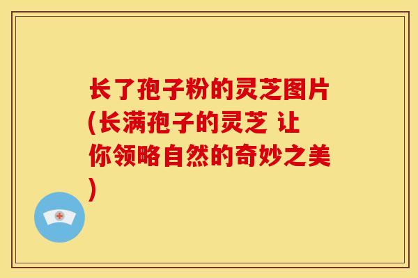 长了孢子粉的灵芝图片(长满孢子的灵芝 让你领略自然的奇妙之美)