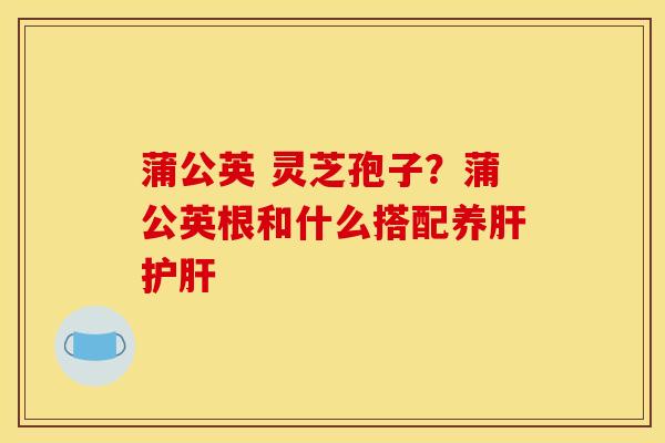 蒲公英 灵芝孢子？蒲公英根和什么搭配养肝护肝