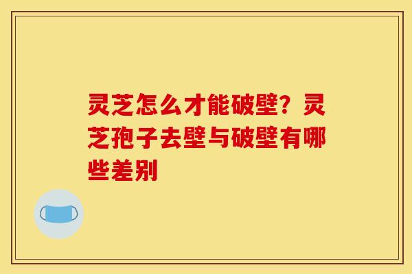 灵芝怎么才能破壁?灵芝孢子去壁与破壁有哪些差别
