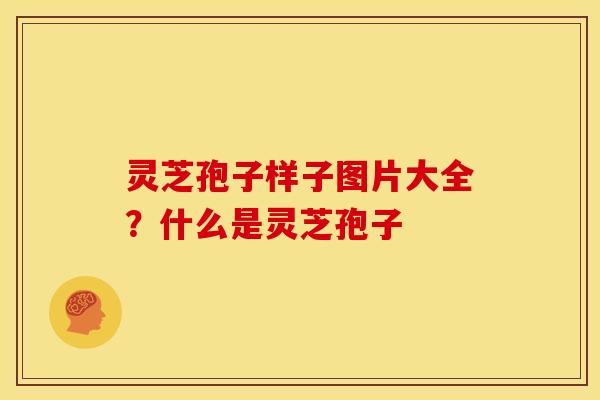灵芝孢子样子图片大全?什么是灵芝孢子