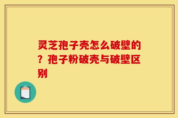 灵芝孢子壳怎么破壁的？孢子粉破壳与破壁区别