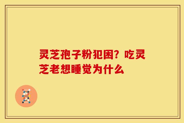 灵芝孢子粉犯困?吃灵芝老想睡觉为什么