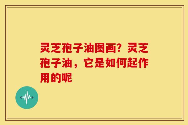 灵芝孢子油图画?灵芝孢子油,它是如何起作用的呢