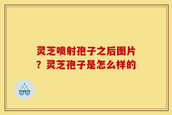 灵芝喷射孢子之后图片?灵芝孢子是怎么样的