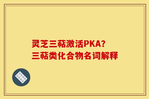 灵芝三萜激活PKA？三萜类化合物名词解释