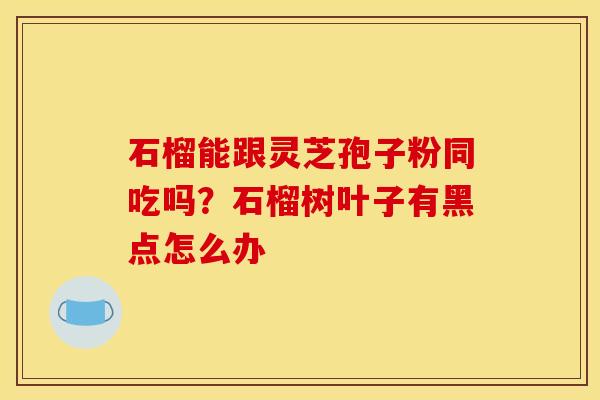 石榴能跟灵芝孢子粉同吃吗?石榴树叶子有黑点怎么办
