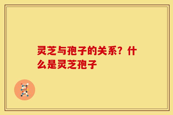 灵芝与孢子的关系？什么是灵芝孢子