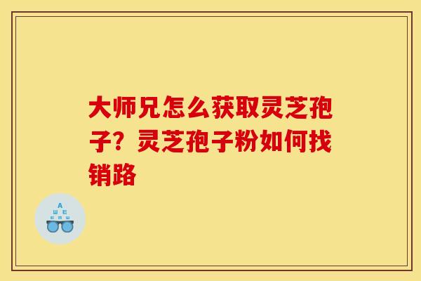 大师兄怎么获取灵芝孢子？灵芝孢子粉如何找销路