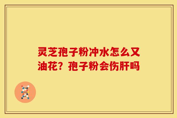 灵芝孢子粉冲水怎么又油花?孢子粉会伤肝吗