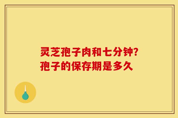 灵芝孢子肉和七分钟?孢子的保存期是多久