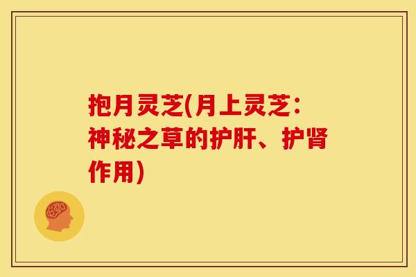 抱月灵芝(月上灵芝:神秘之草的护肝、护肾作用)