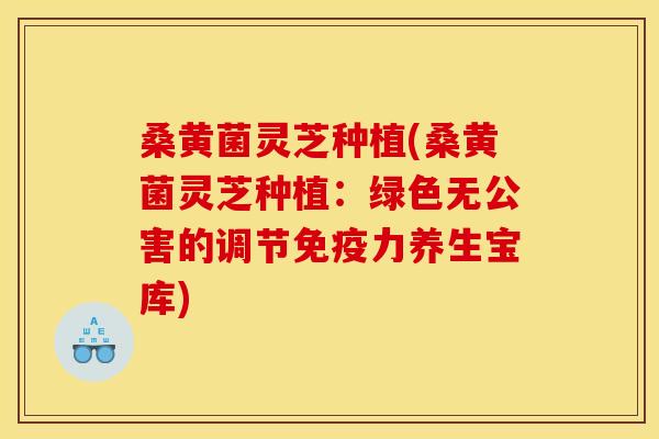 桑黄菌灵芝种植(桑黄菌灵芝种植：绿色无公害的调节免疫力养生宝库)