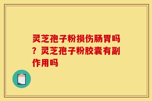 灵芝孢子粉损伤肠胃吗?灵芝孢子粉胶囊有副作用吗