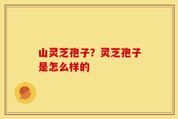山灵芝孢子？灵芝孢子是怎么样的
