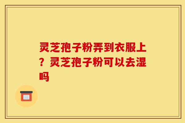 灵芝孢子粉弄到衣服上？灵芝孢子粉可以去湿吗