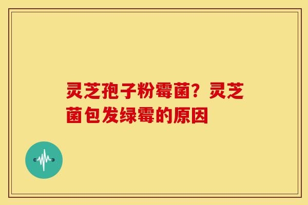 灵芝孢子粉霉菌？灵芝菌包发绿霉的原因