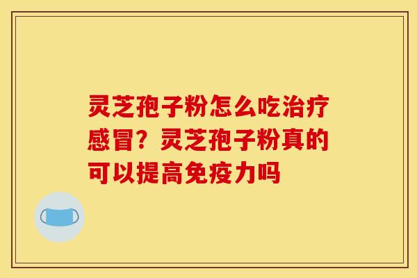 灵芝孢子粉怎么吃治疗感冒?灵芝孢子粉真的可以提高免疫力吗
