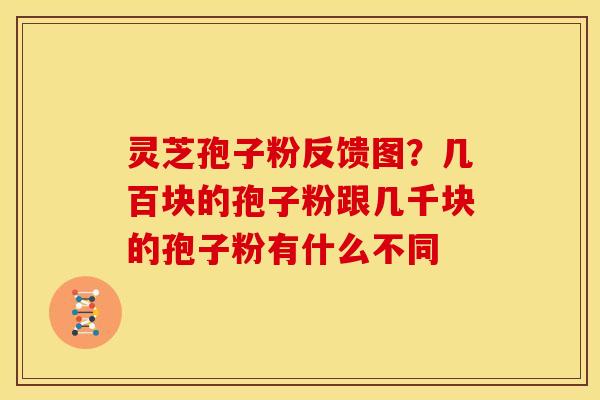 灵芝孢子粉反馈图?几百块的孢子粉跟几千块的孢子粉有什么不同